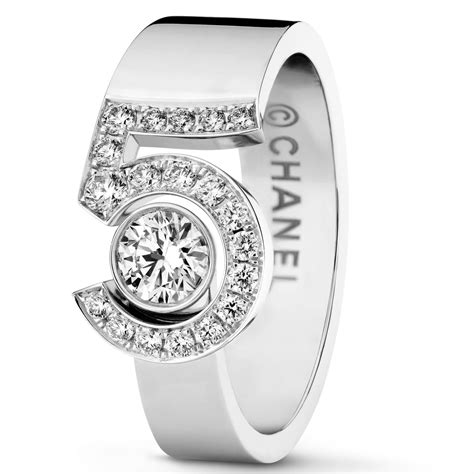 chanel ring white and black|chanel ring price.